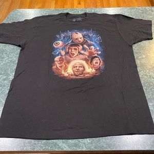 Jason Voorhees Friday The 13th Black Tee Size XL